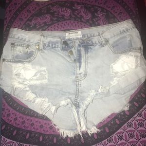 One teaspoon jean shorts